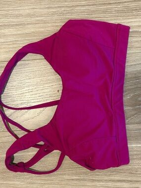 lululemon athletica Pink Strappy Sports Bra